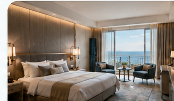 Otel ve konaklama hizmetini temsil eden oda