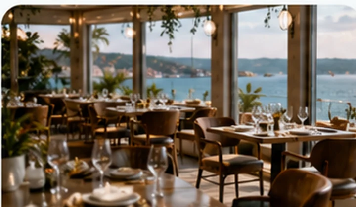 Restoran ve kafe işletmesini temsil eden mekân